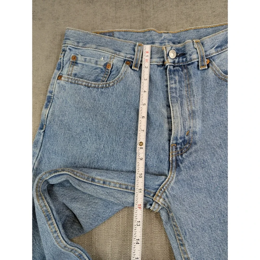 NWT Levis Jeans Mens 33x30 Light Blue 550 Relaxed Straight Denim Pants Casual - Picture 8 of 12